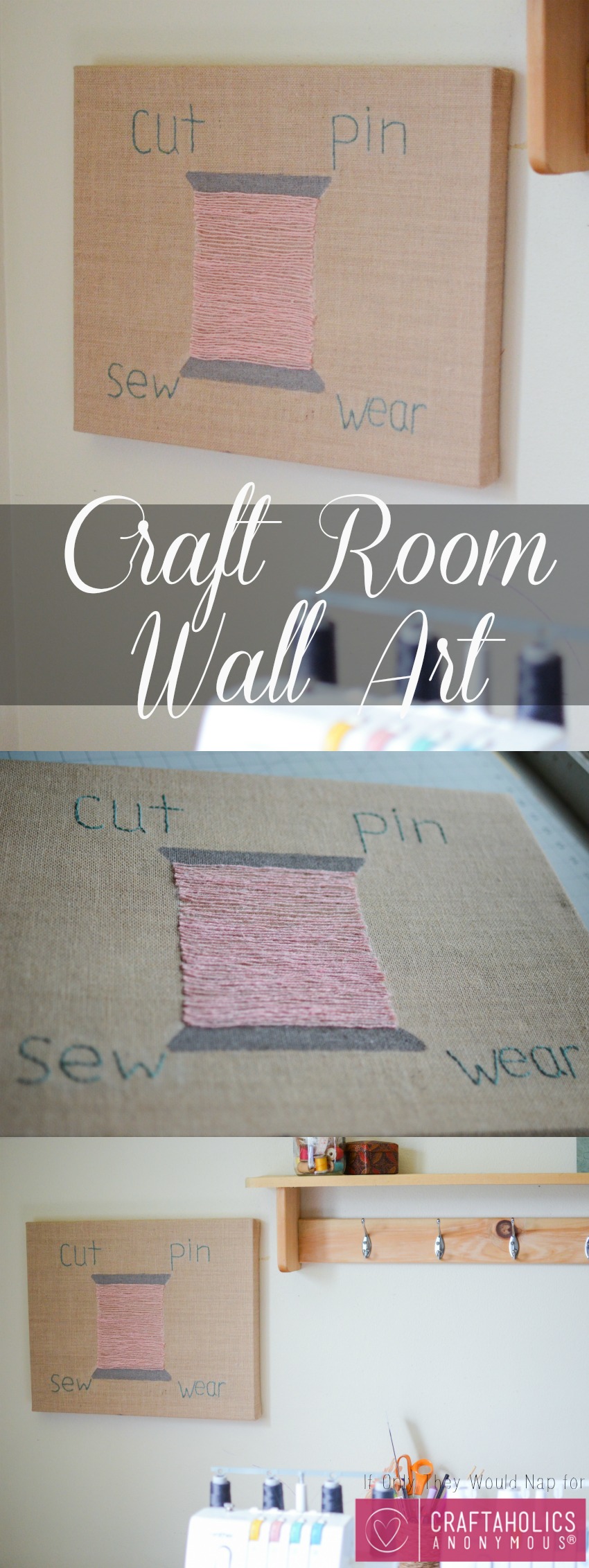 Make Your Own Craft Room Wall Art
