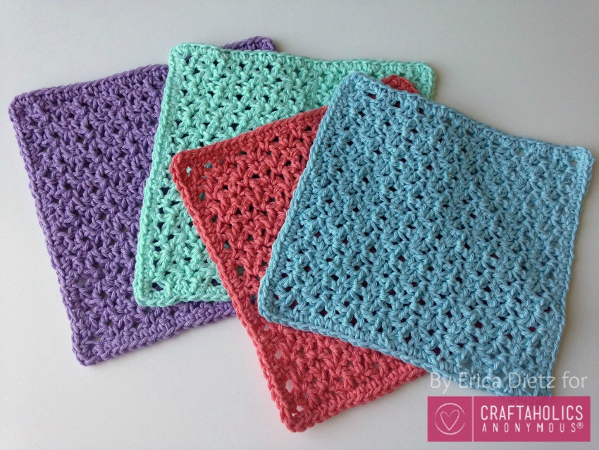 Free Crochet Washcloths pattern