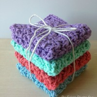 How to Crochet Washcloths Tutorial