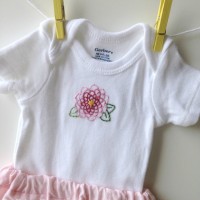 Baby Gift Idea: Embroidered Baby Onesies