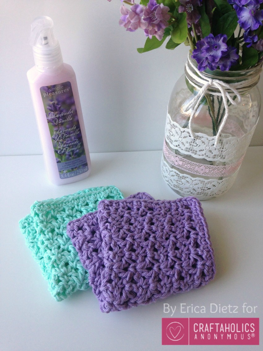 handmade mothers day gift idea || crochet wash cloths with lotion or soap