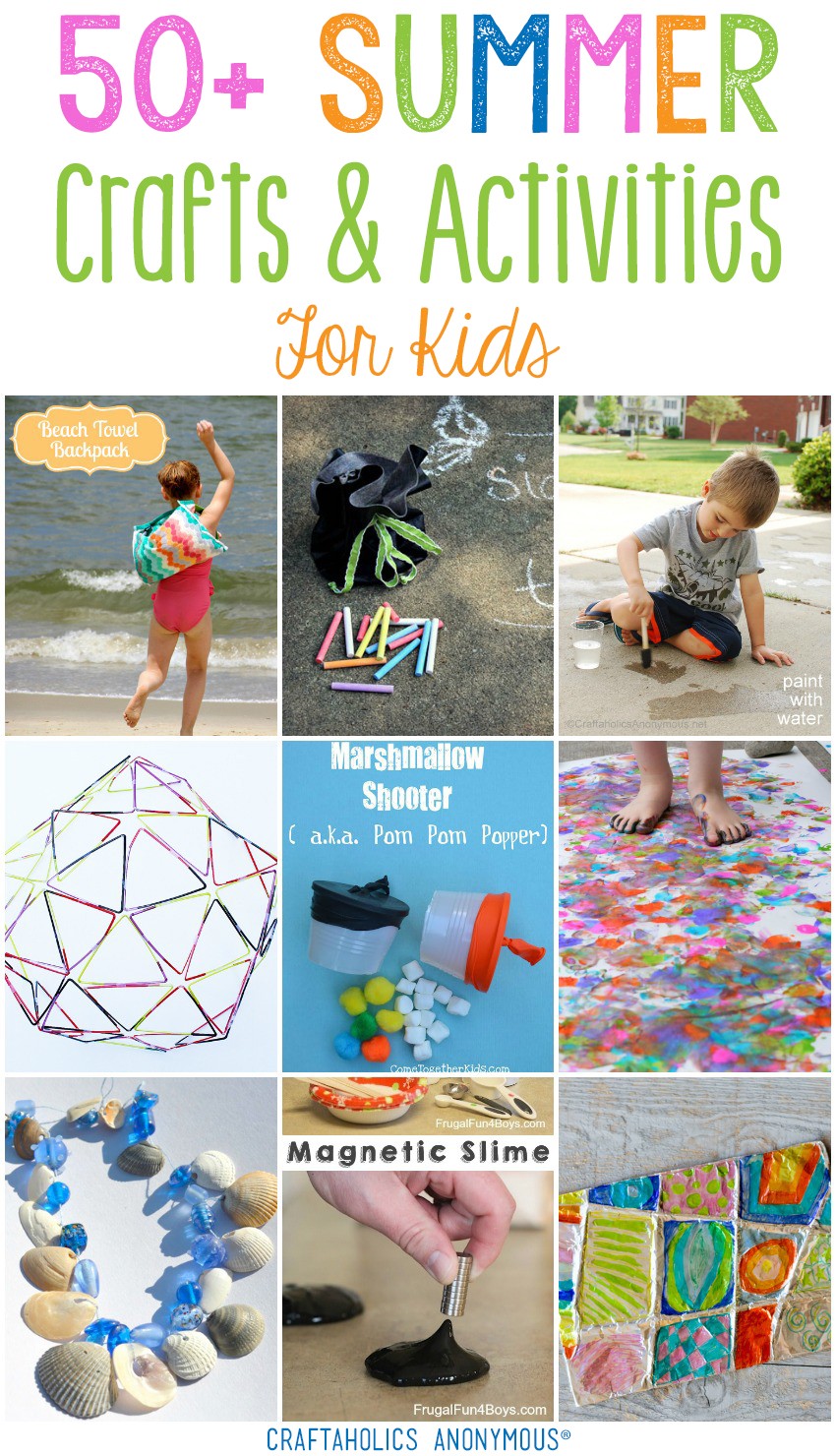 50+ Summer Crafts for Kids | Craftaholics Anonymous®