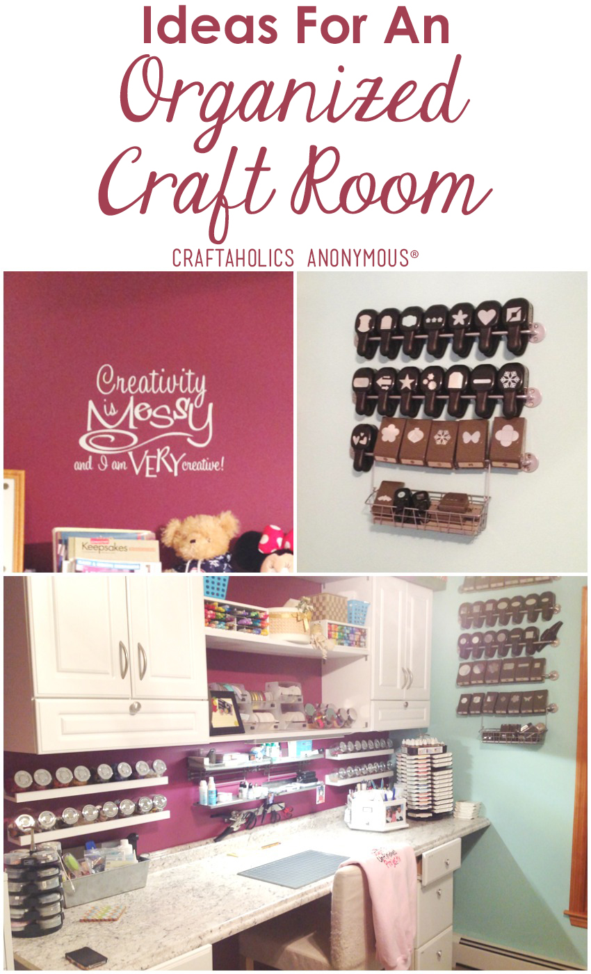 Ideas for and Organized Craft Room Craftaholics Anonymous®