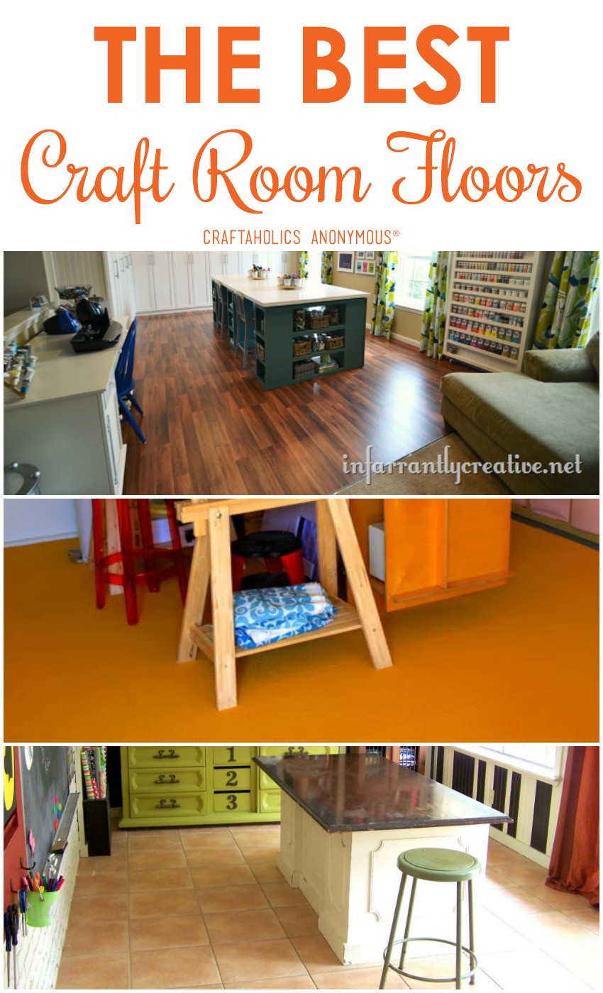 The Best Craft Room Flooring  Craftaholics Anonymous®