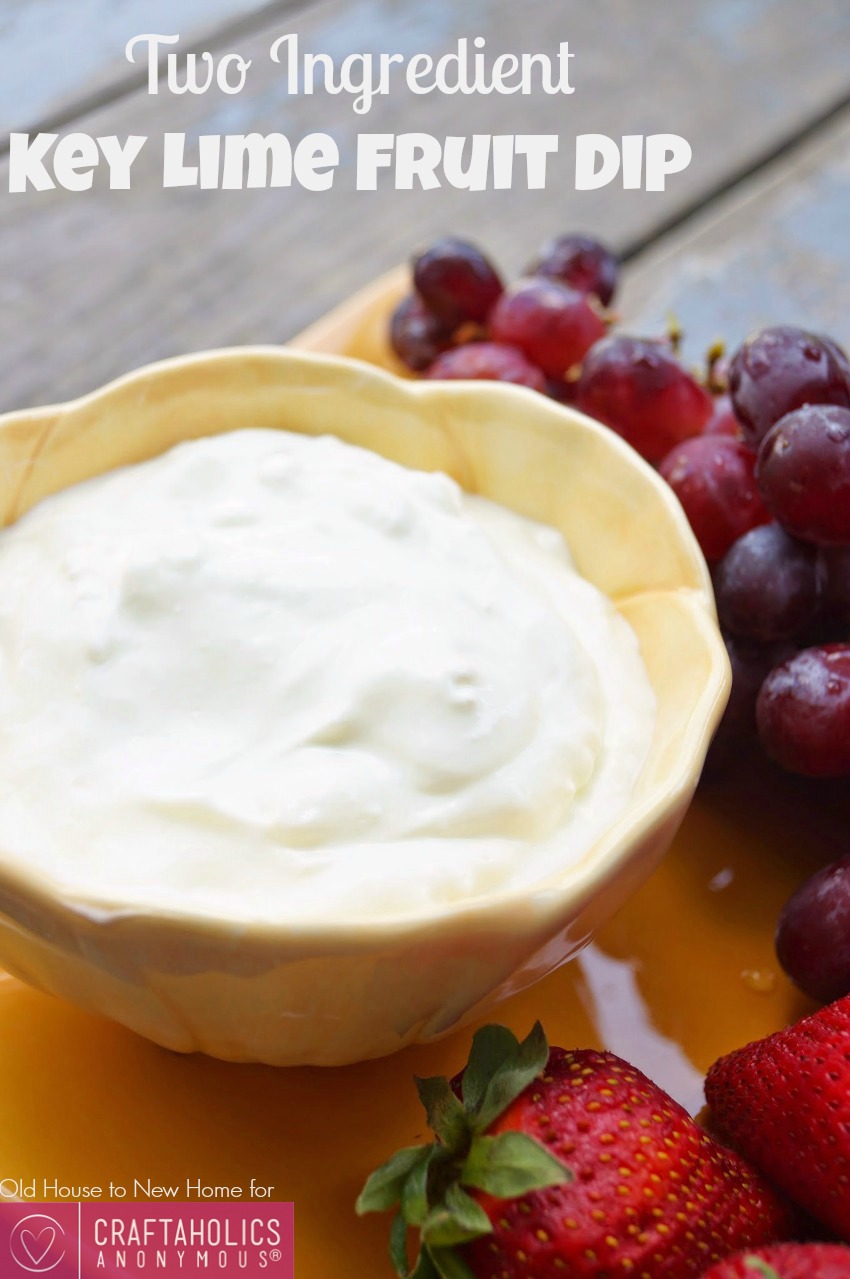 two ingredient fruit dip