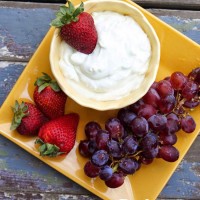 Easy Two Ingredient Key Lime Fruit Dip