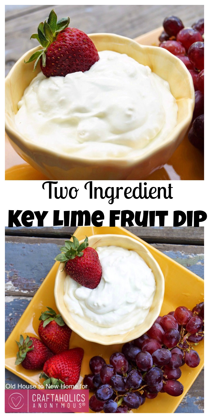 Craftaholics Anonymous® | Two Ingredient Key Lime Fruit Dip