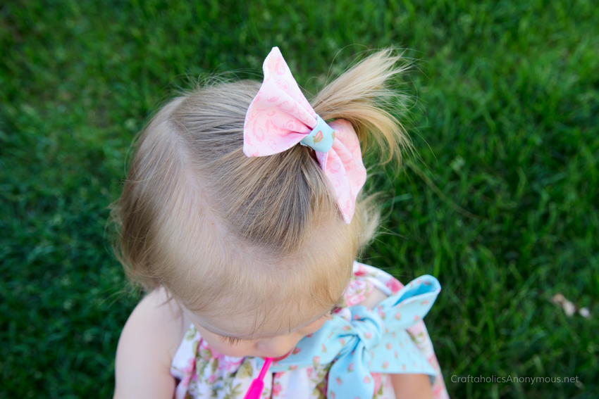 handmade hair bow