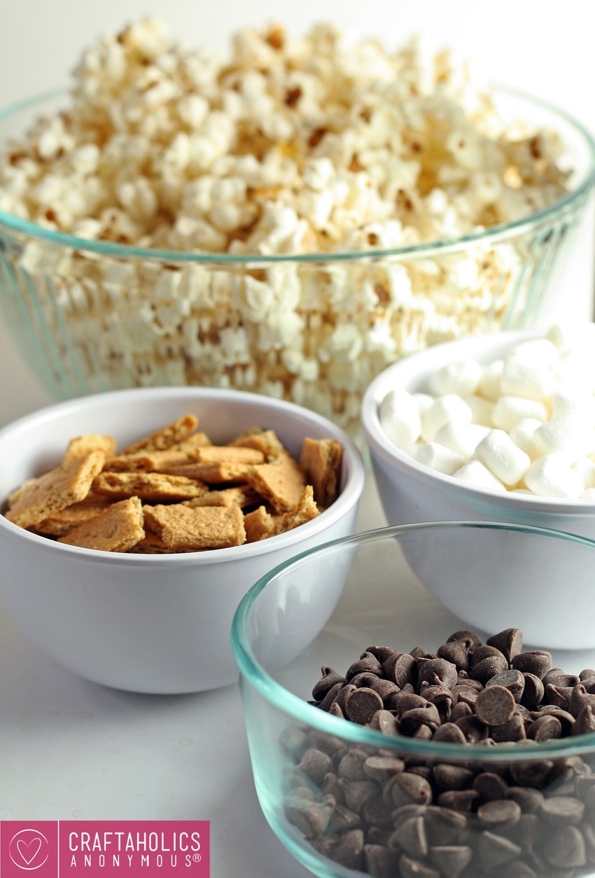 Smores Popcorn Bars