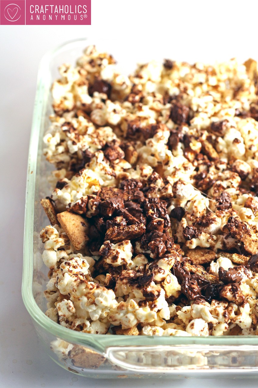 Smores Popcorn Bars