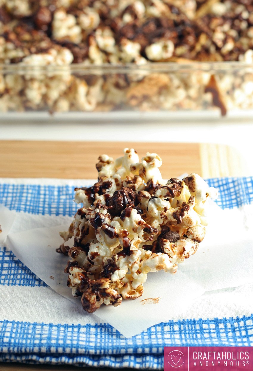 Smores Popcorn Bars