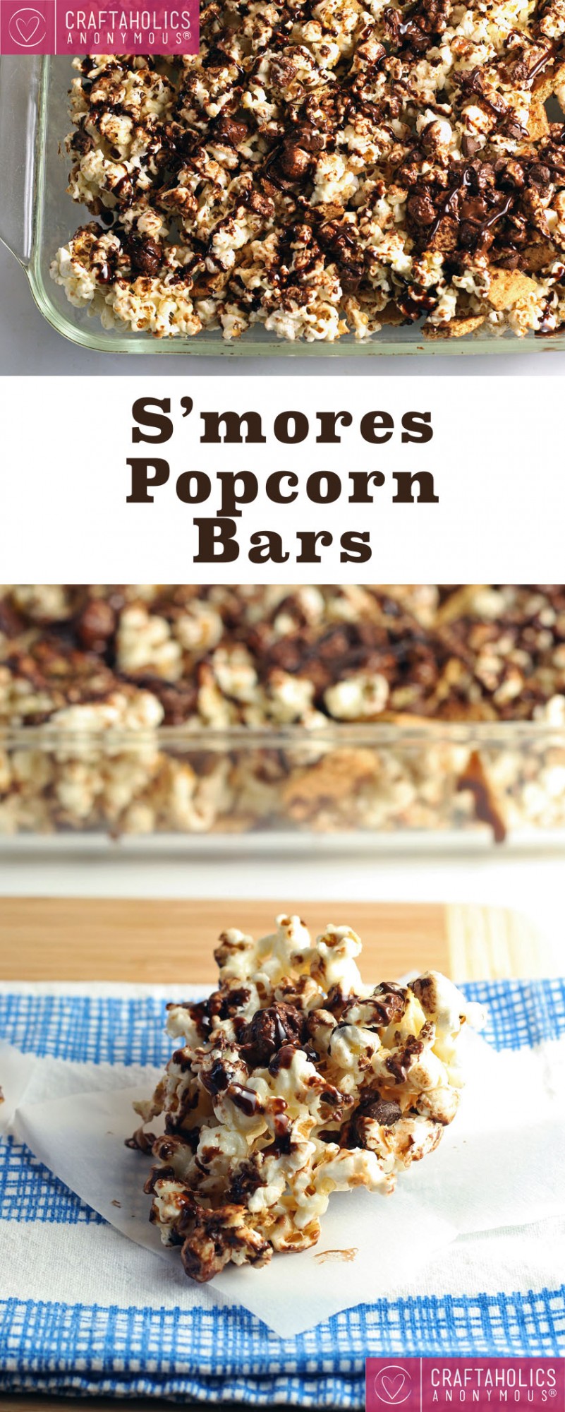 Smores Popcorn Bars