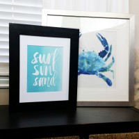 Surf, Sun, Sand Free Printable