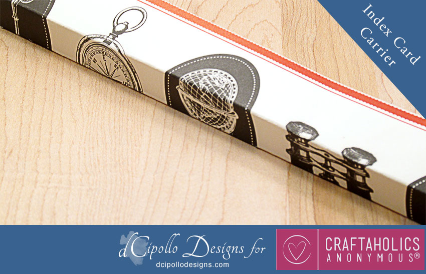 Index Card Carrier SVG Cut File from dCipollo Designs