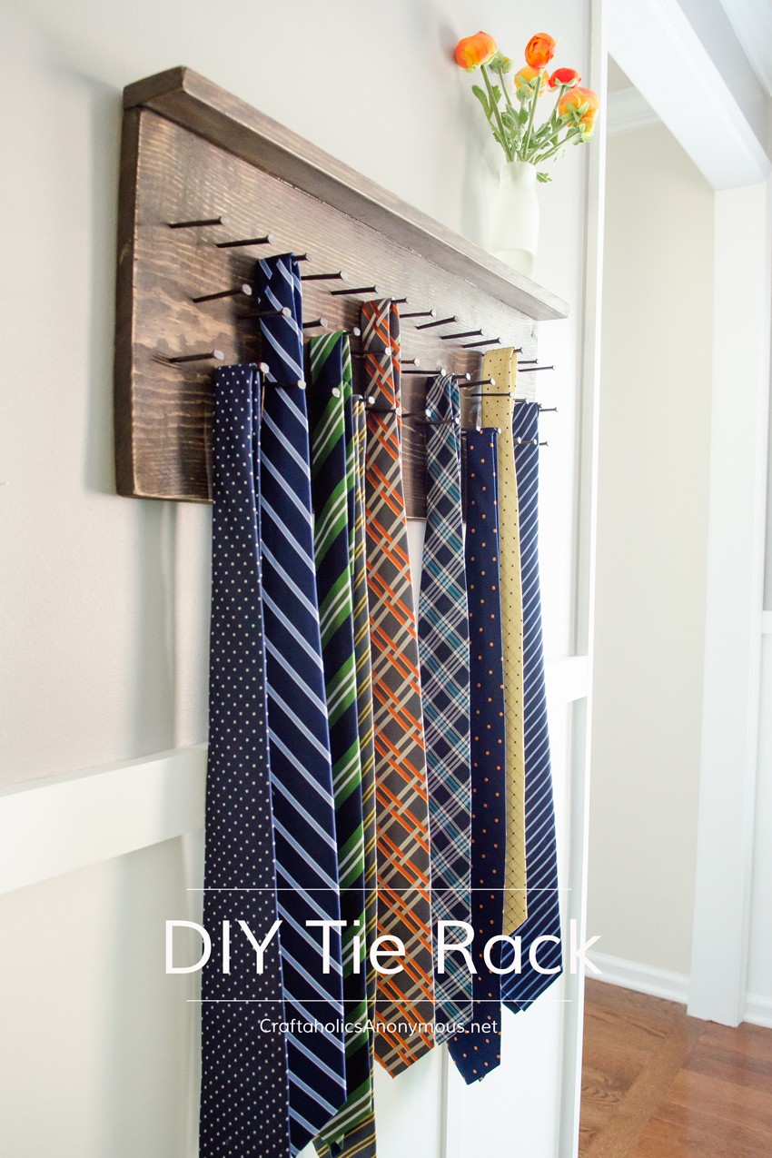 How to make DIY Tie Rack || Awesome Father's Day gift idea!