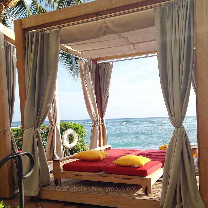 outdoor bed in hawaii