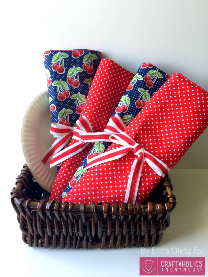 rolled placemats