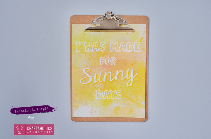 Sunny Days Printable | Craftaholics Anonymous®