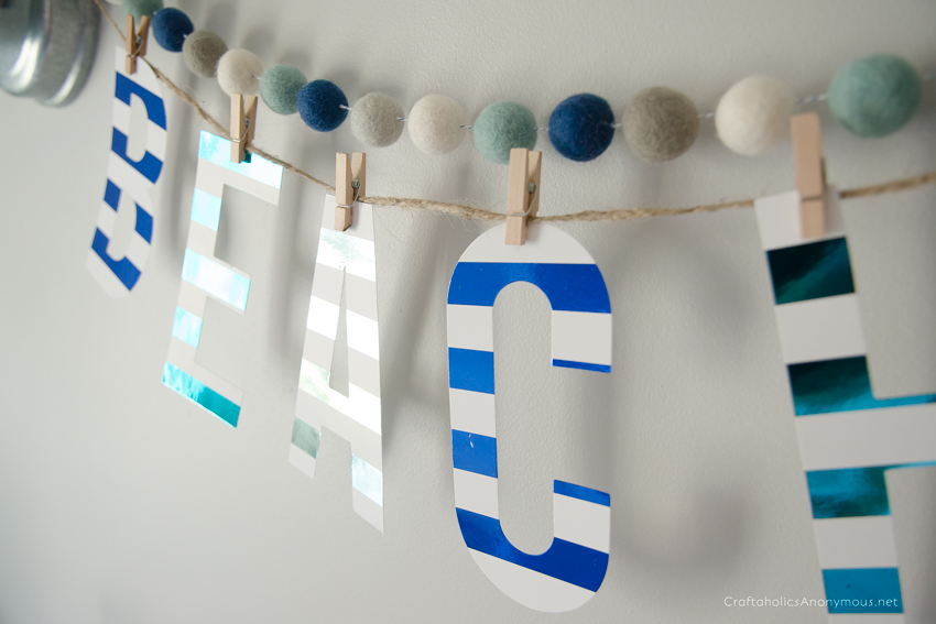 beach garland idea