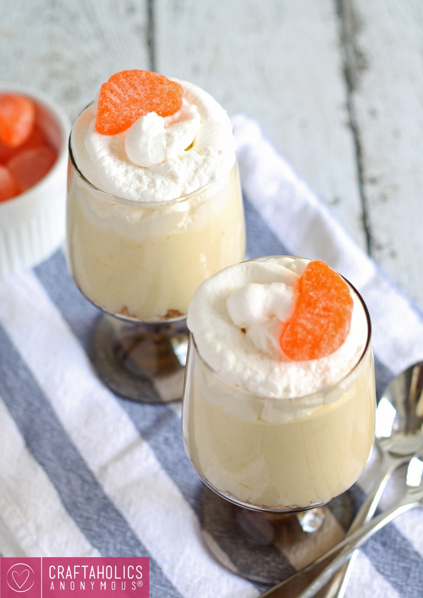 No-Bake Dreamsicle Cheesecakes