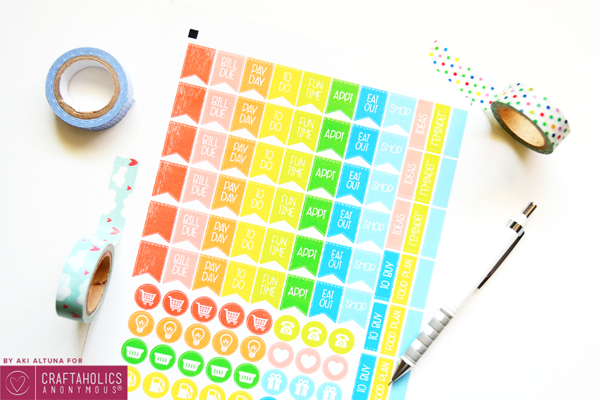 Download Craftaholics Anonymous® | Free Planner Stickers Printable ...