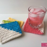 Modern Crochet Coasters