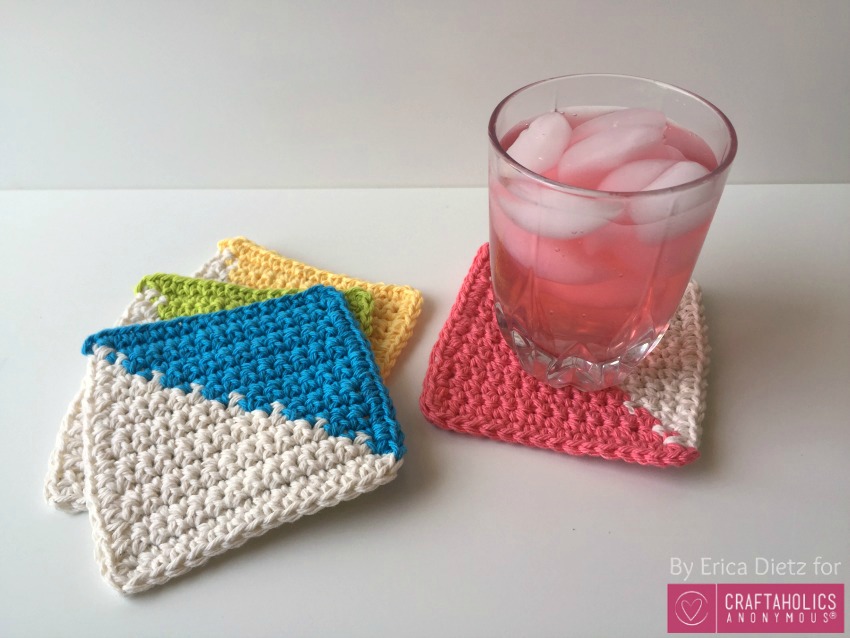 triangle geometric coasters