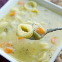 Cheesey Chicken Tortellini Soup Recipe