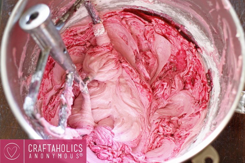 Chocolate Cupcakes with Blueberry Buttercream Frosting