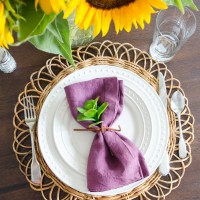 Fall place setting