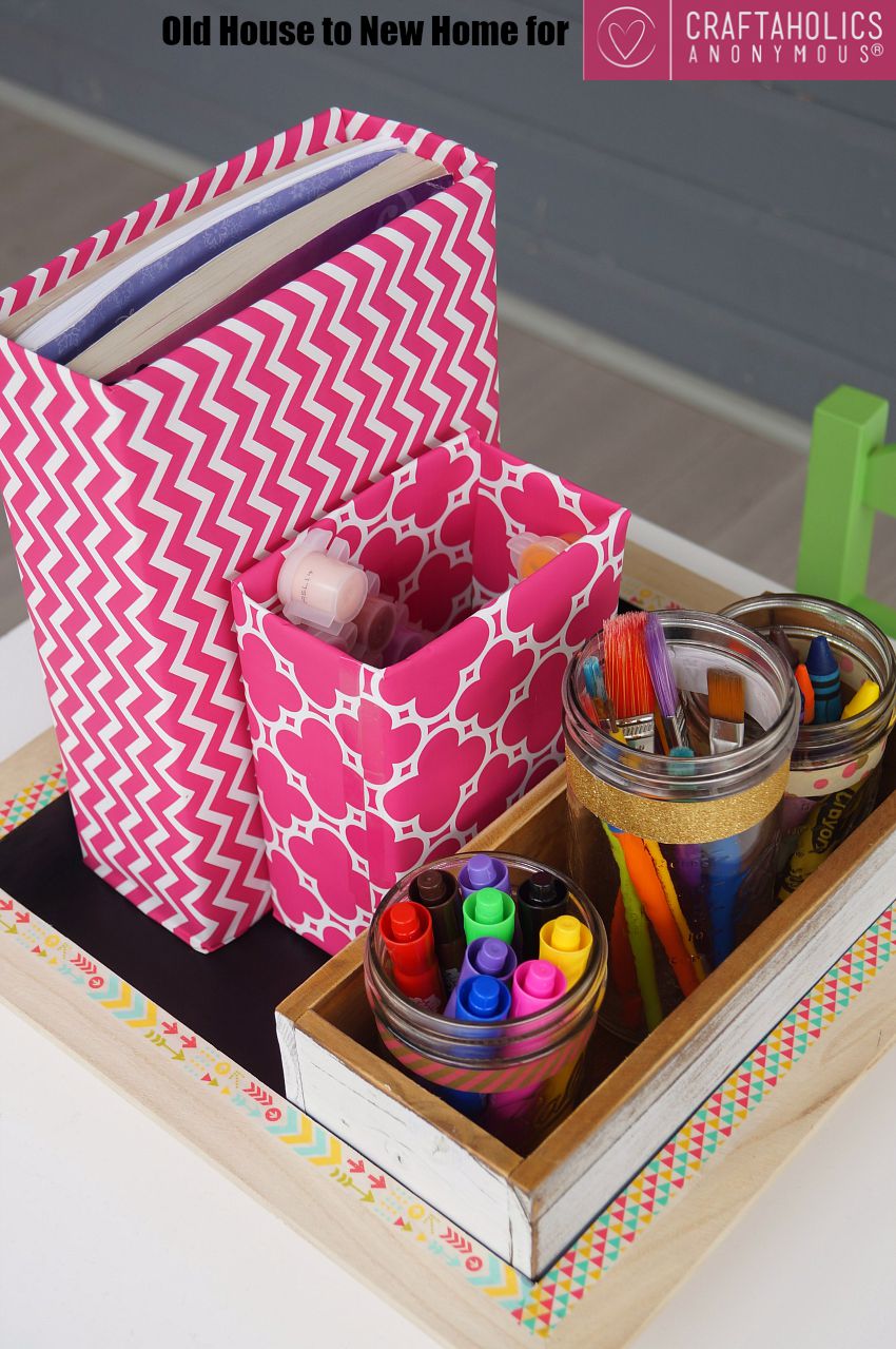 Craftaholics Anonymous Back To School Supplies Organizer