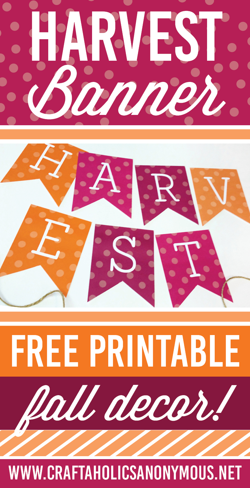 Fall Printable Decor @CraftaholicsAnonymous