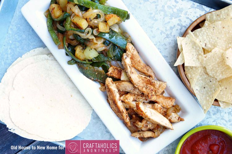 Poblano and Potato Fajitas