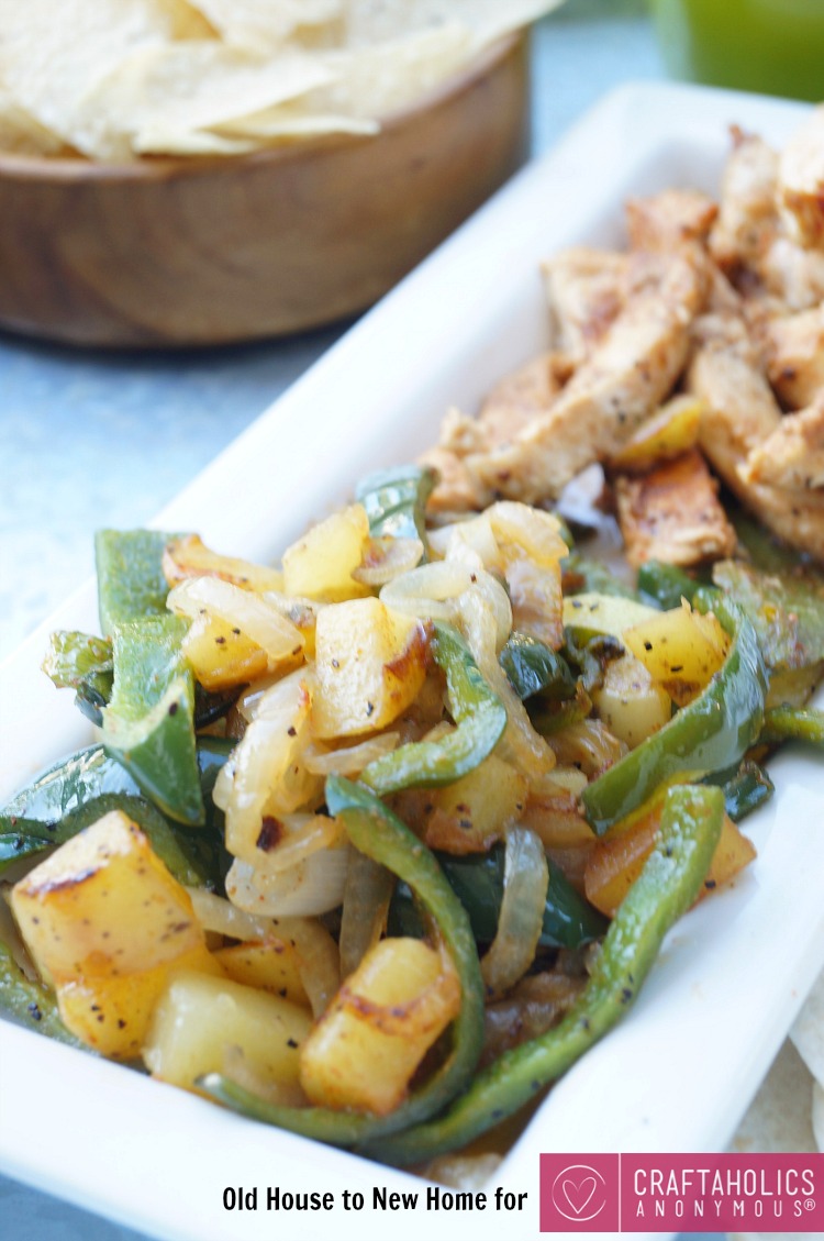 Poblano and Potato Fajitas 