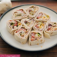 Vegetarian Taco Pinwheels