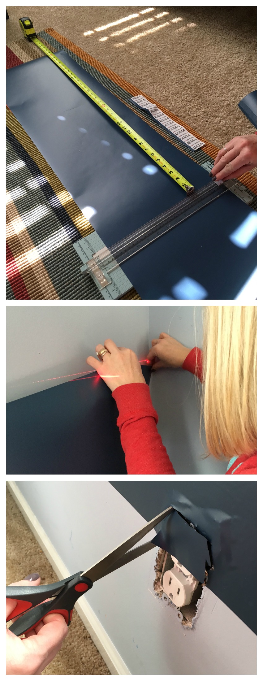 How to add vinyl Stripes on a wall