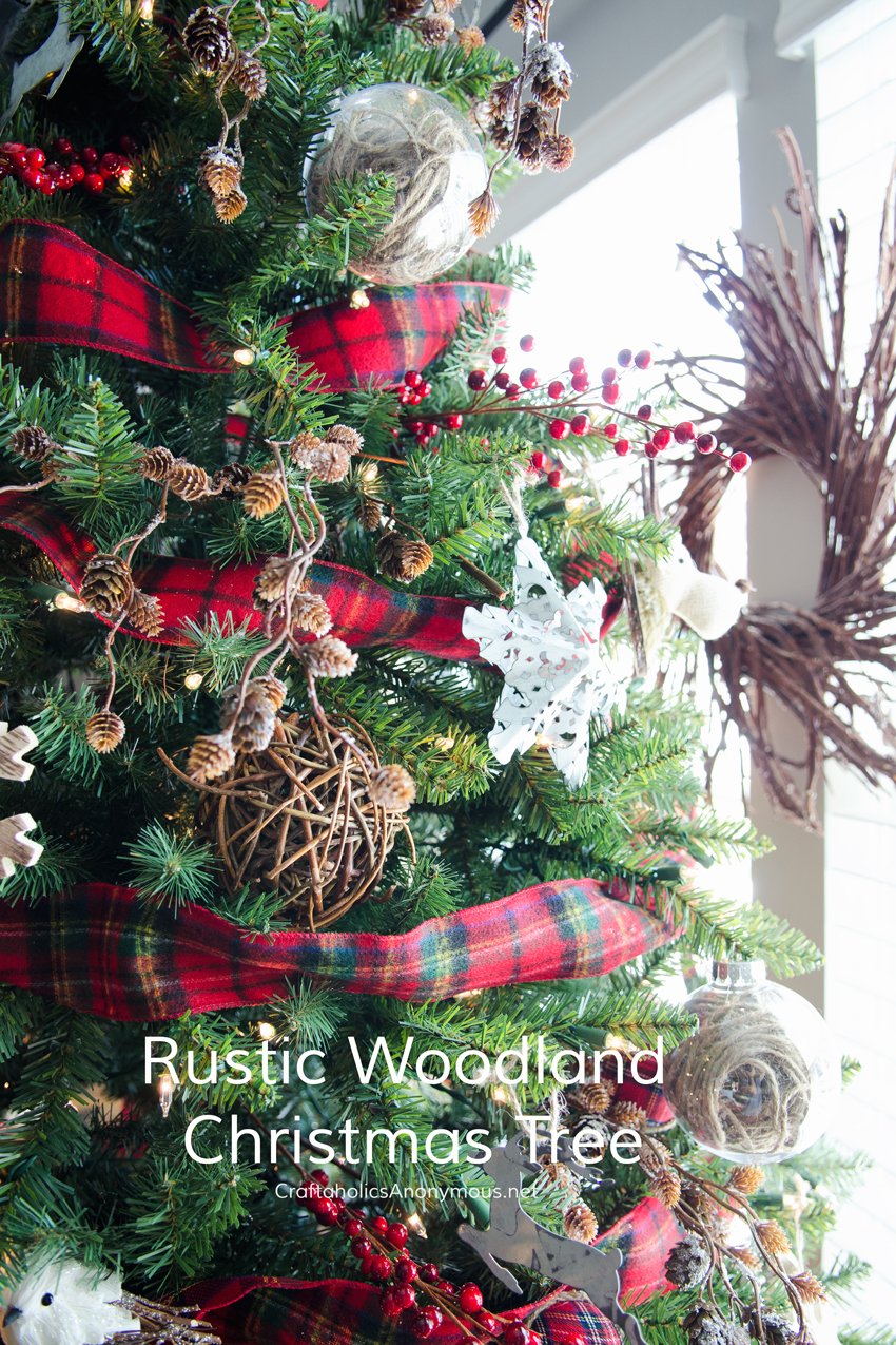 Rustic Marquee Christmas Tree