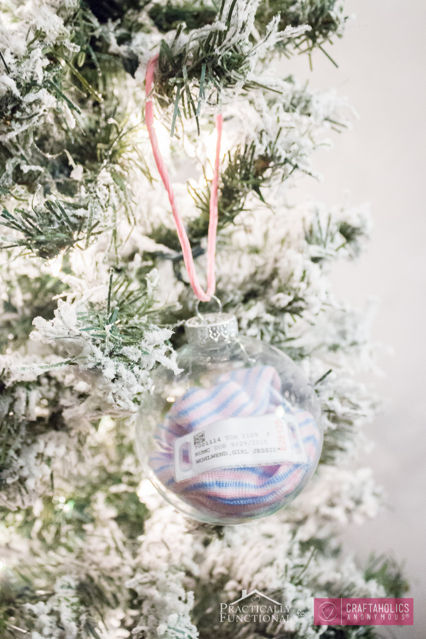 Craftaholics Anonymous  DIY  Baby  s First Christmas  Ornament 