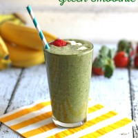 Strawberry Banana Green Smoothie Recipe