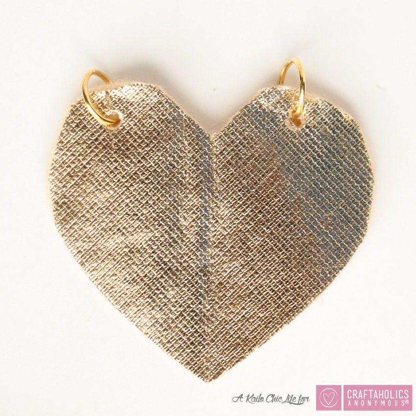 mini pompom necklace for valentines day