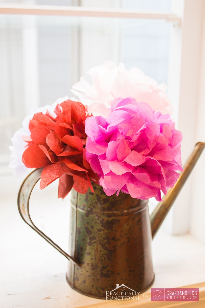 Tissue Paper Flowers-12