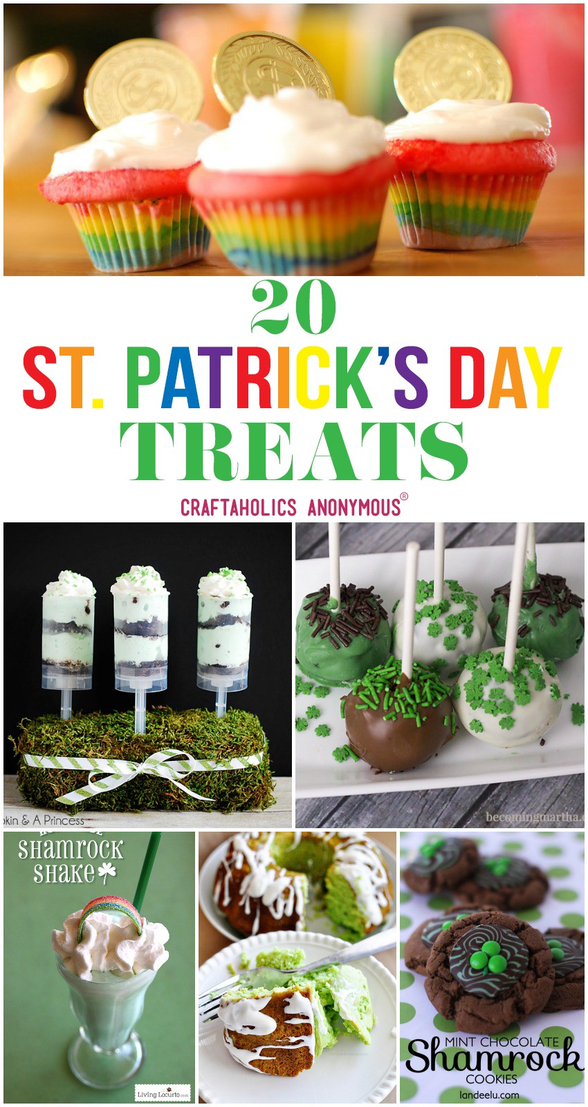 20 St. Patrick's Day Treats from CraftaholicsAnonymous.net