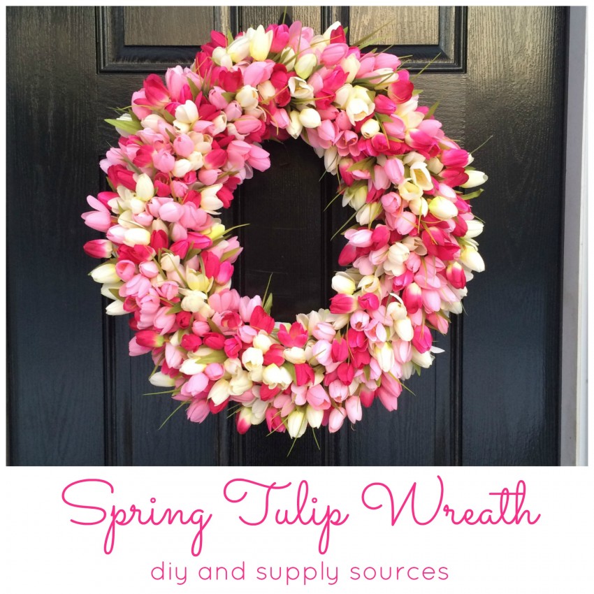spring tulip wreath