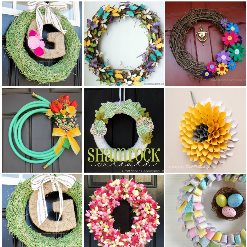 SPRING WREATH TUTORIALS