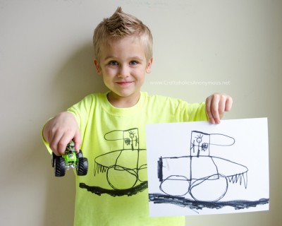 How to Turn Kids Artwork into a T-shirt