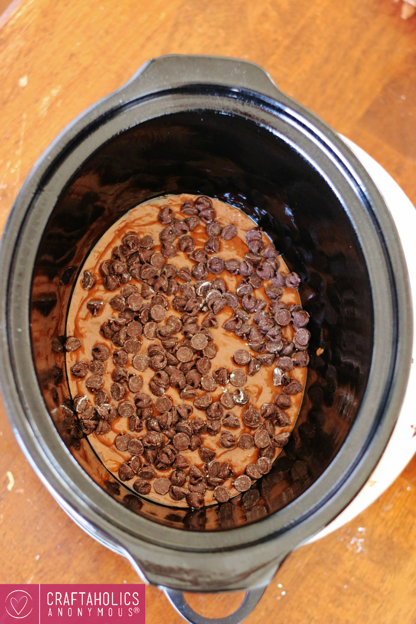 Chocolate Fudge Cake in the slow cooker