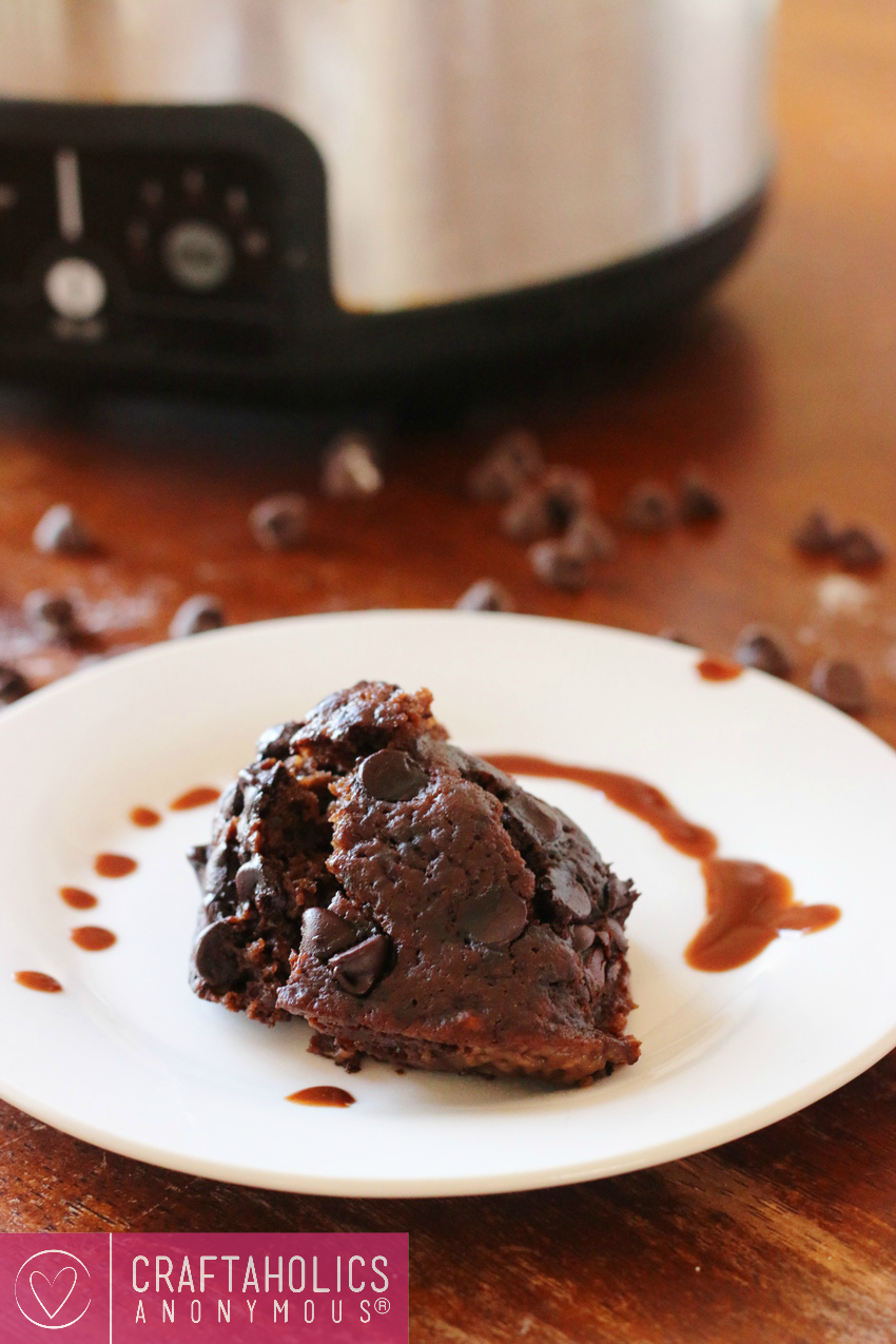 Easy Fudge Cake in the Slow Cooker