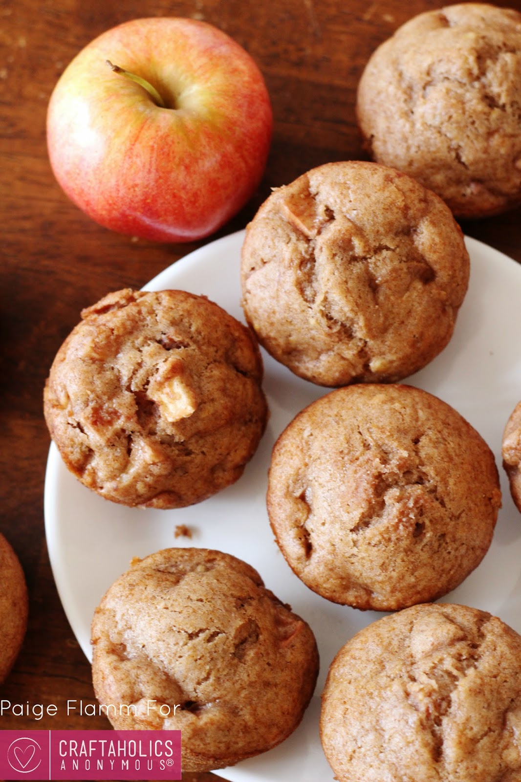 vegan banana apple muffins recipe