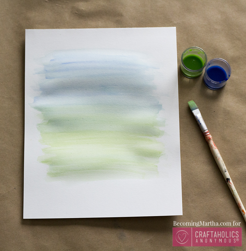 watercolor DIY art