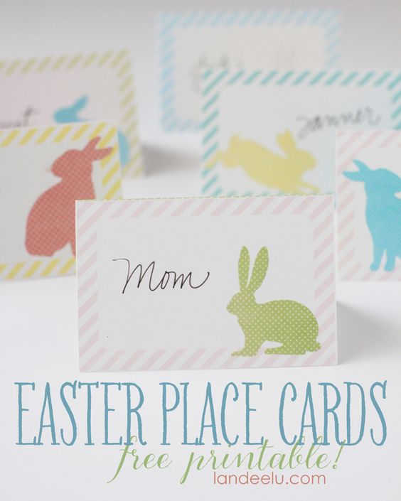 easter place cards